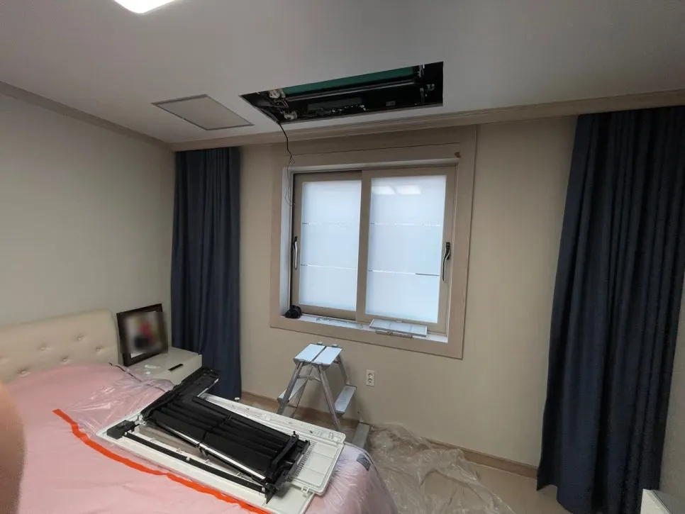 위례 천장 원형 에어컨 청소 후기 사진 11