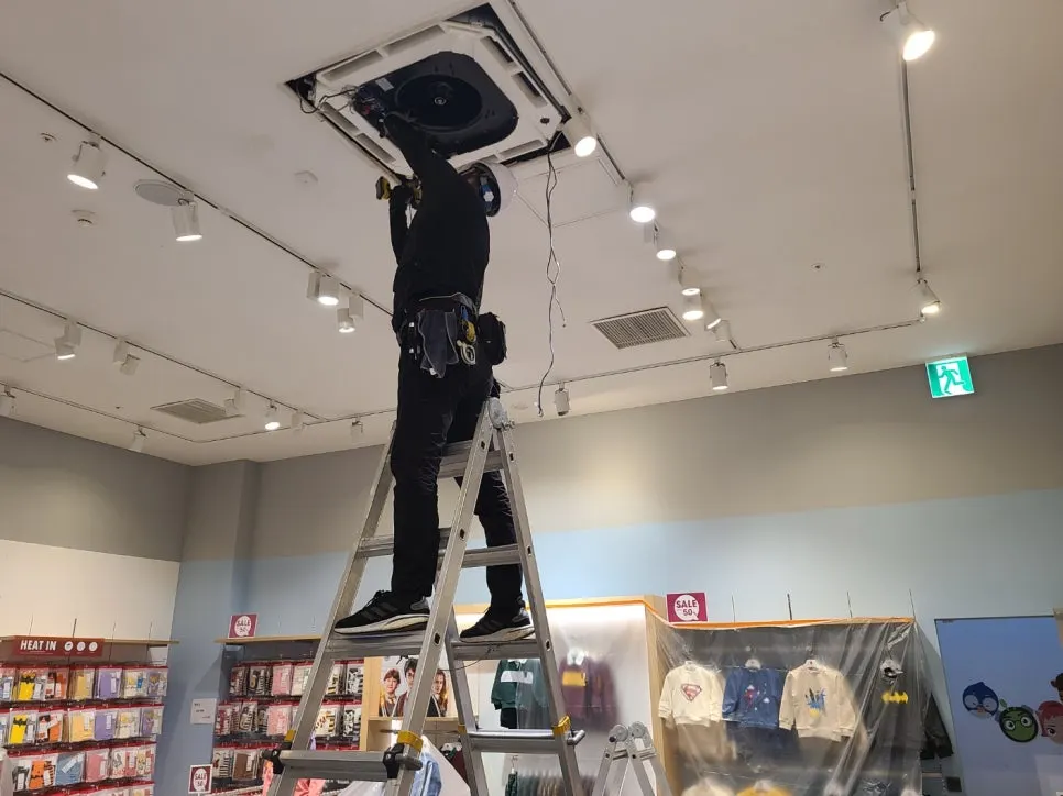 그 어렵다는 하남 스타필드 에어컨 청소 라온케어 진행완료 사진 3