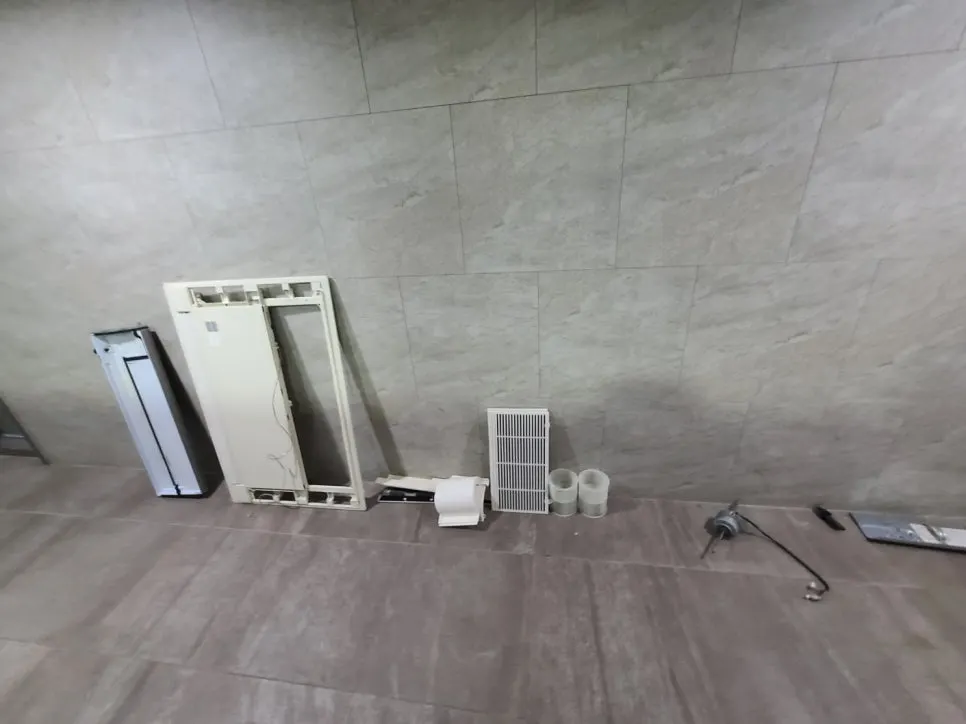 하남 위례 그린파크 푸르지오 주민센터 에어컨 청소 (도시바 에어컨) 사진 3