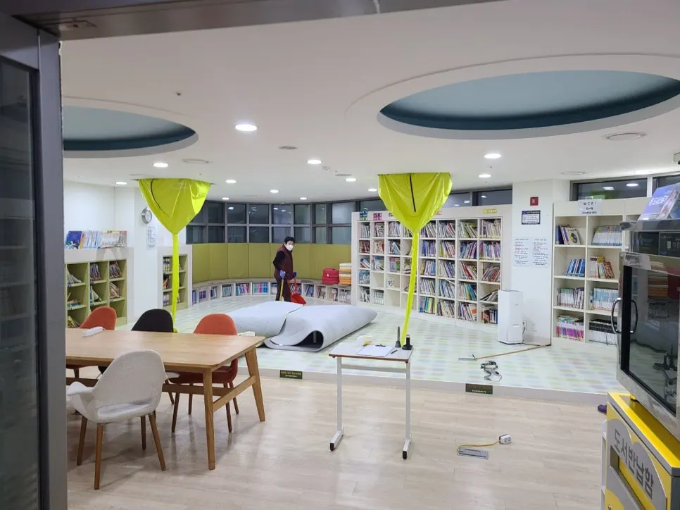 하남 위례 그린파크 푸르지오 주민센터 에어컨 청소 (도시바 에어컨) 사진 17