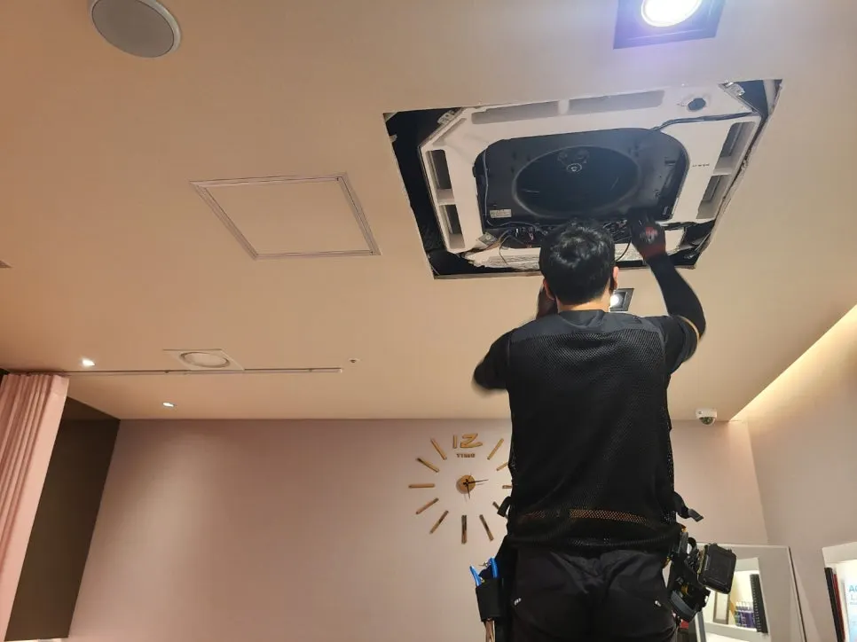 성남 병원 시스템 분해 에어컨 청소 이렇게 합니다 사진 3