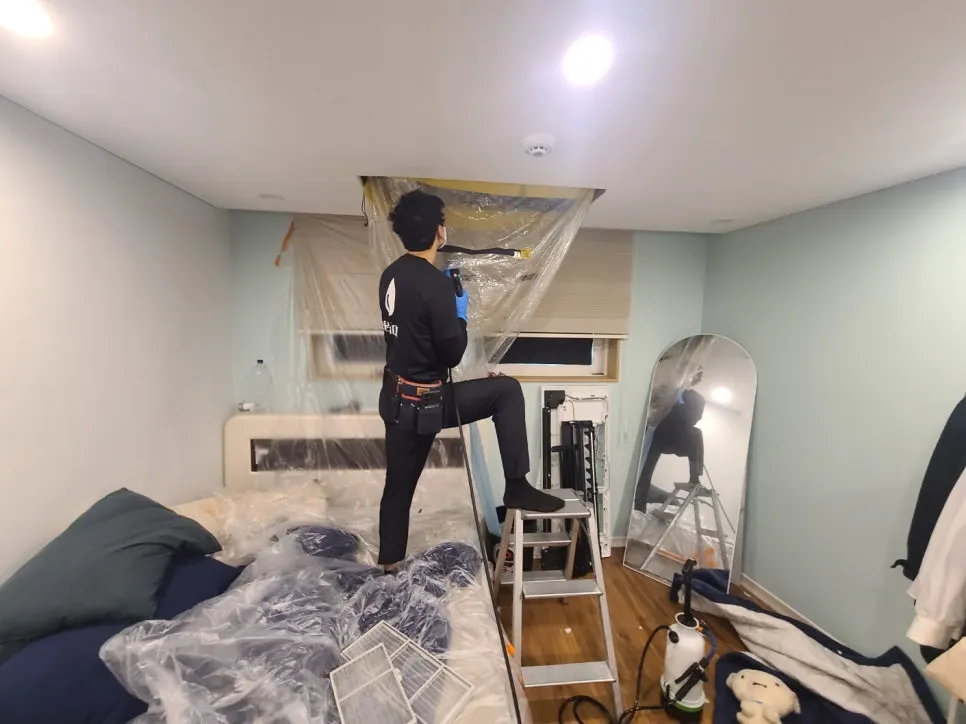 용인 가정집 시스템 에어컨 청소 이렇게까지 합니다(사진 확인) 사진 2