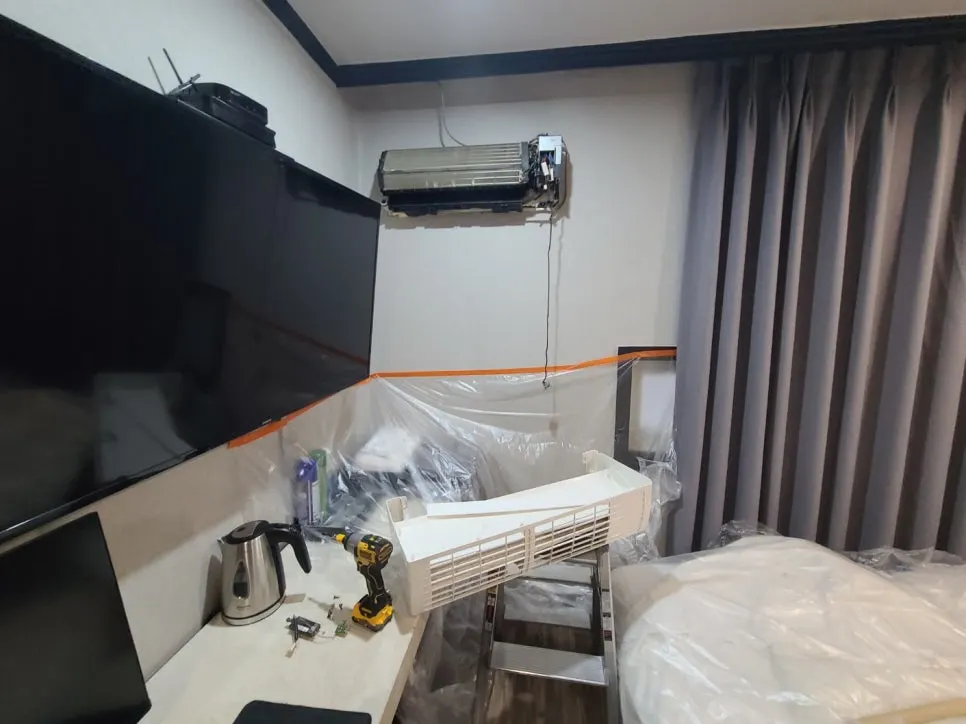 천안 숙박시설 대량 에어컨 청소 실제 후기(모텔 호텔) 사진 8